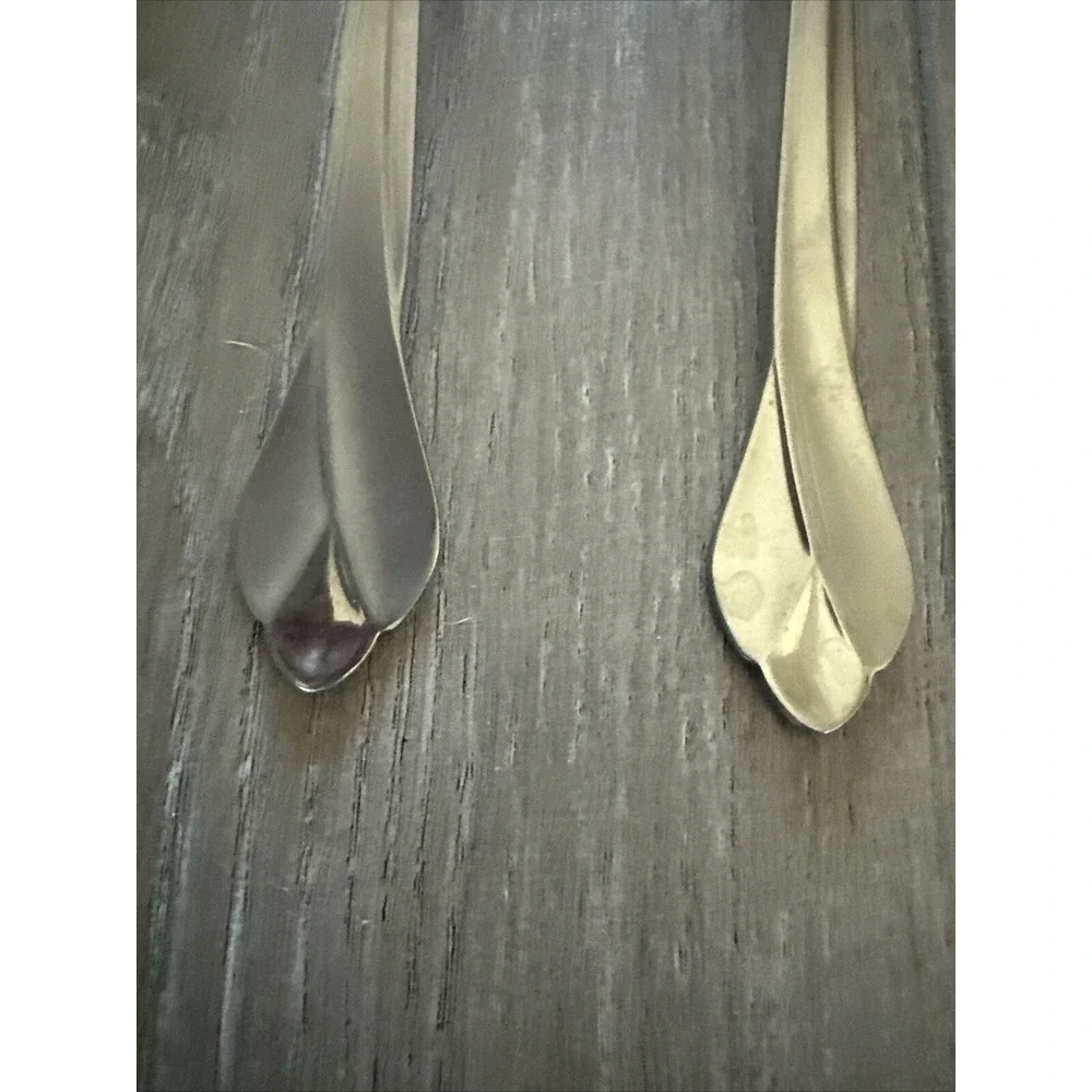 5 PCs Oneida TRIBECA Serving Set Spoons Fork Butter‎ Spreader Satin Stainless